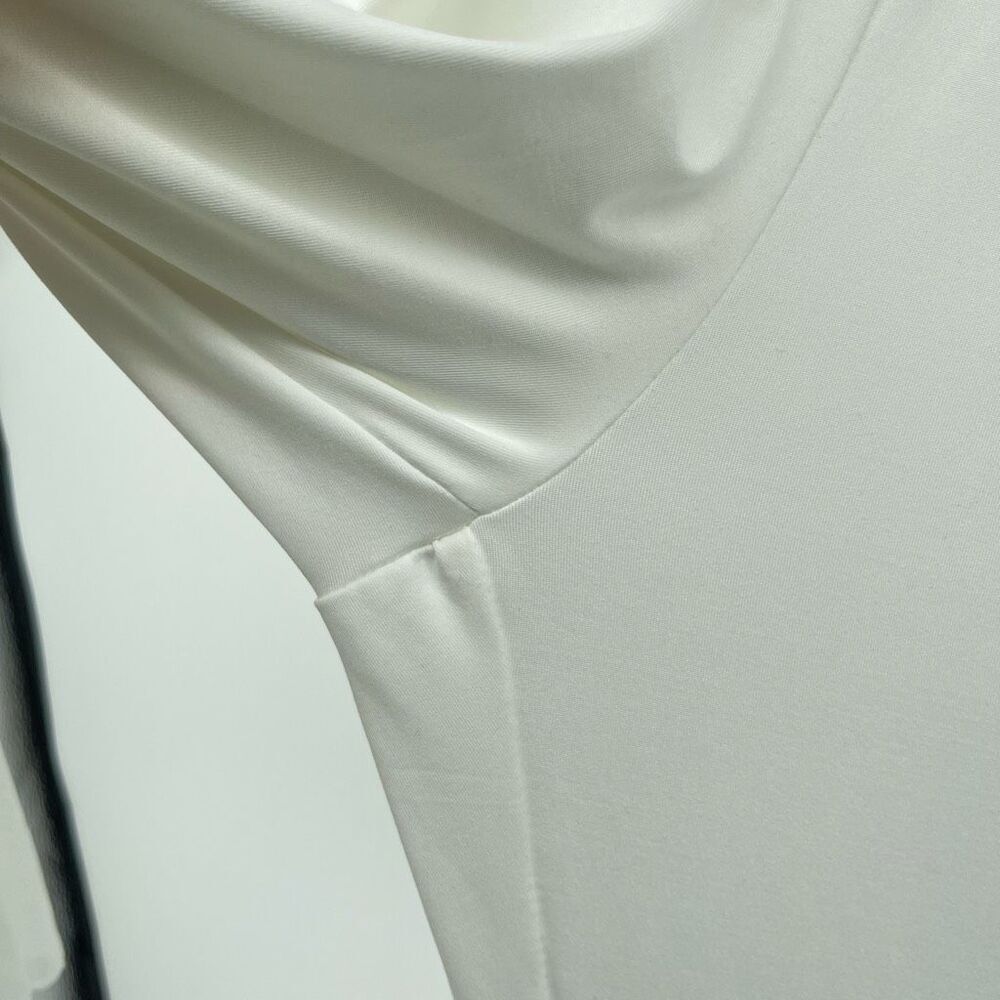 SHEIN Curve White Cut Out Tie Front Top Ruffle Flare Pants Set Size 1XL - Picture 15 of 16